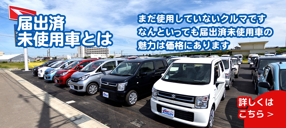 軽未使用車とは